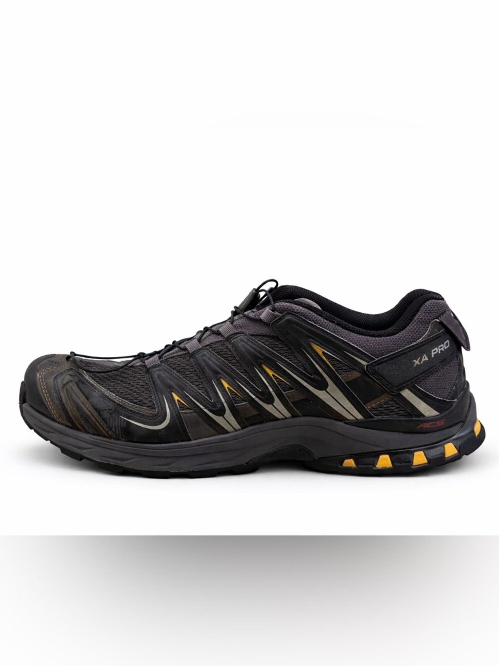 Salomon XA Pro 3D Trail Running Shoes Mens Size 10 Black Contagrip Hiking - Picture 7 of 10
